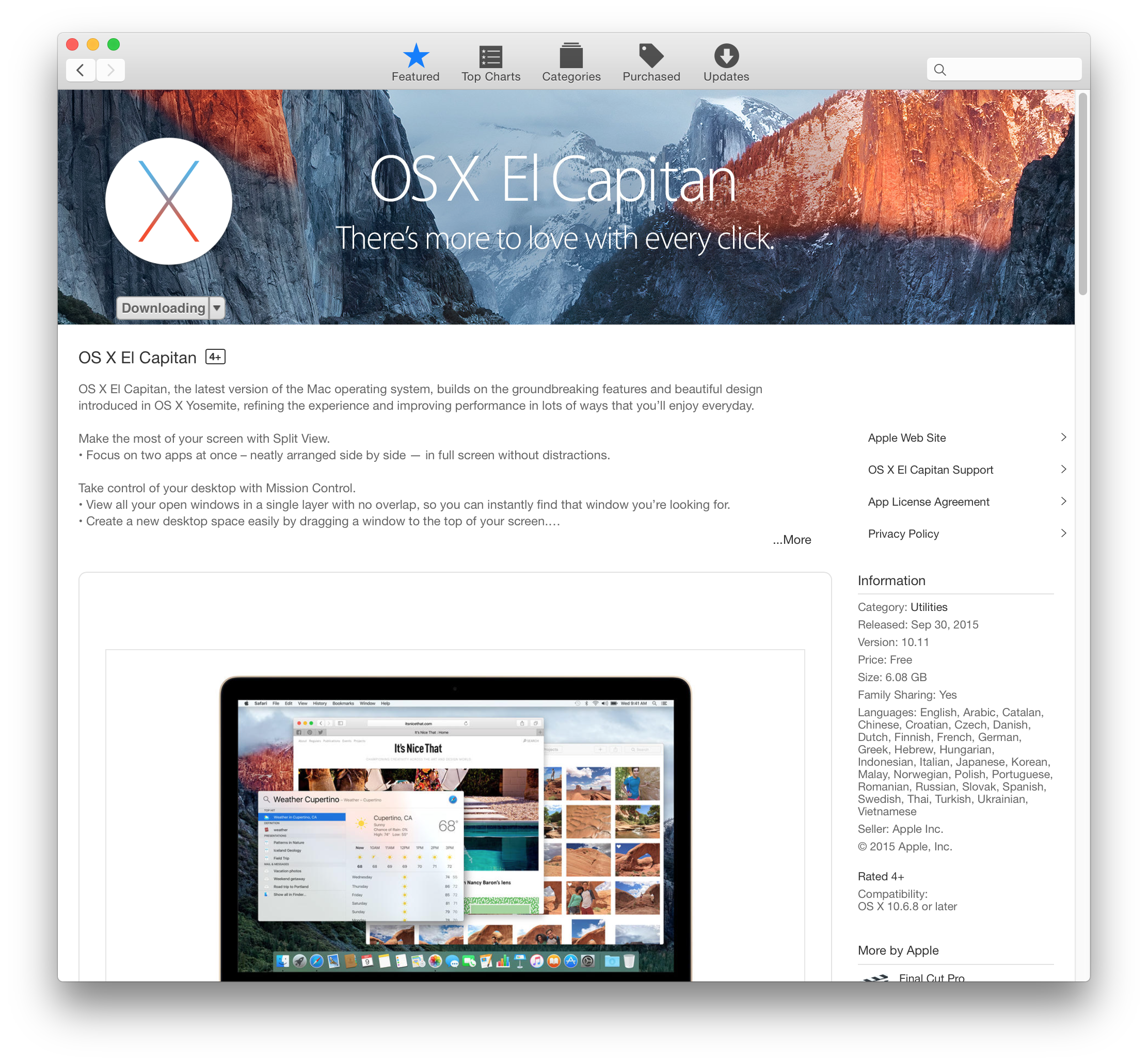 스크린샷 2015-10-03 오전 3.12.00.png 맥 OS X El Capitan 설치 시도